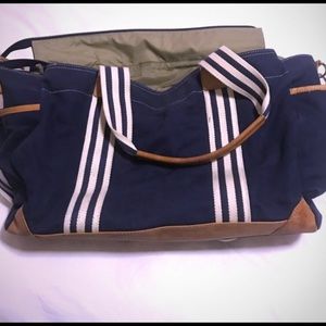 Navy Pottery Barn Diaper Bag